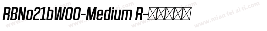 RBNo21bW00-Medium R字体转换